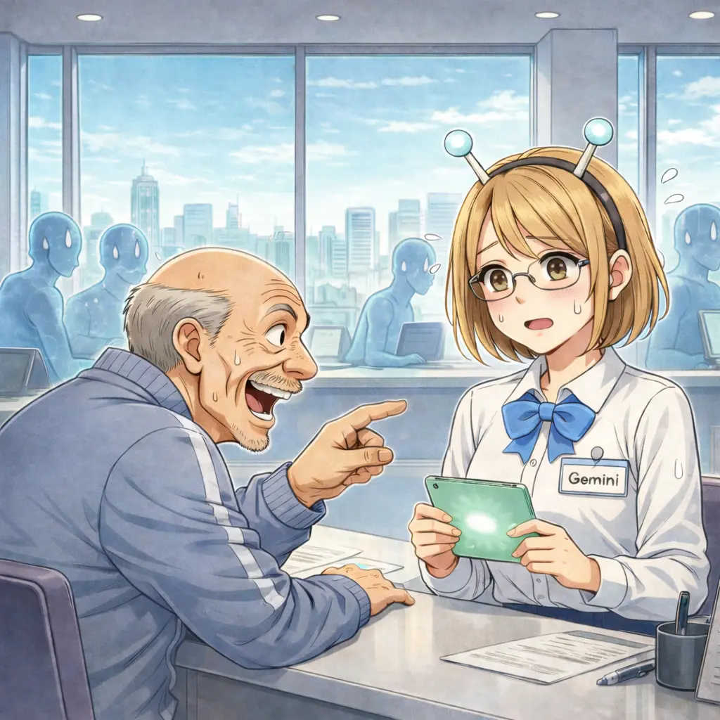 早朝5時から窓口にくる迷惑おじさん