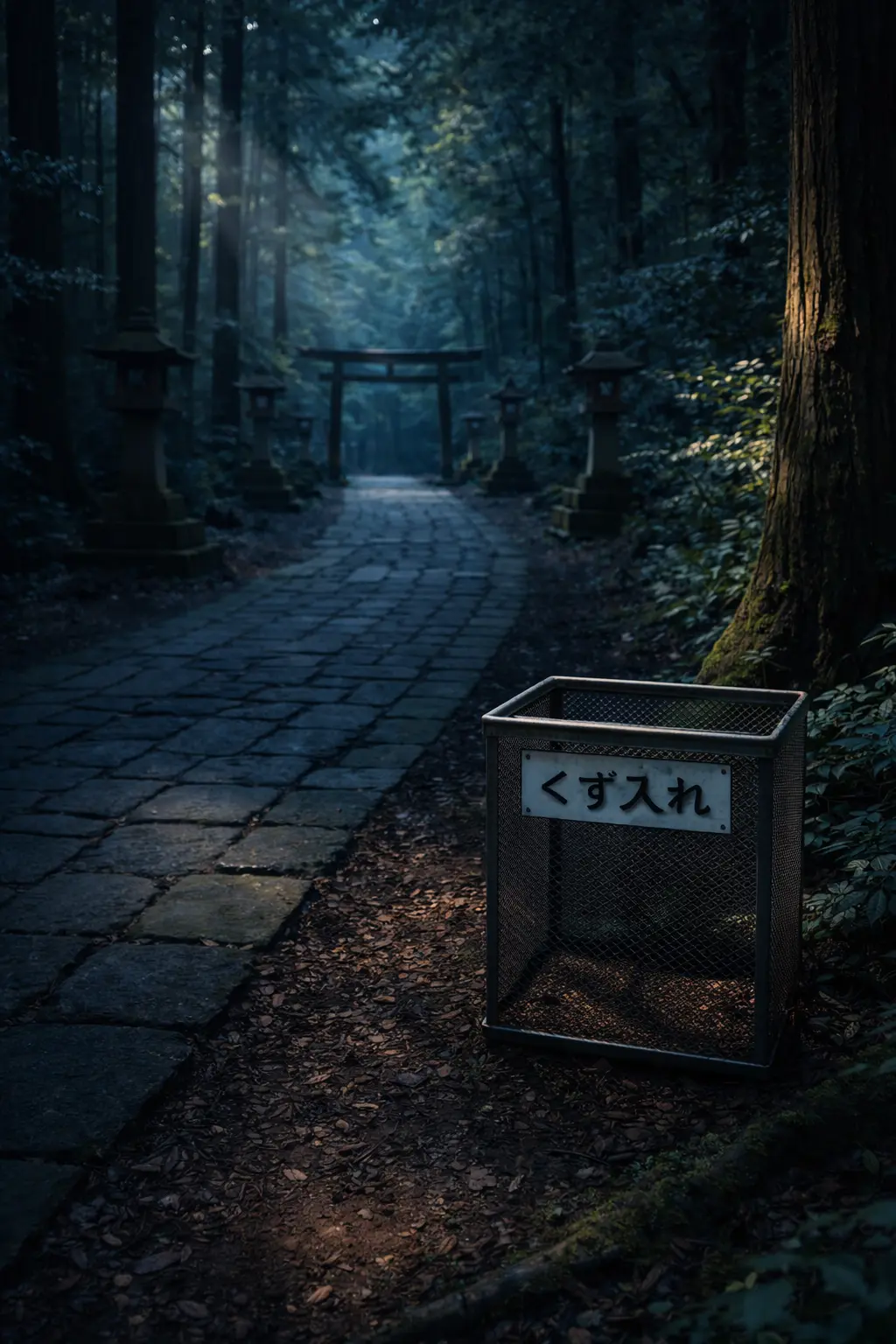 神社の「くず入れ」